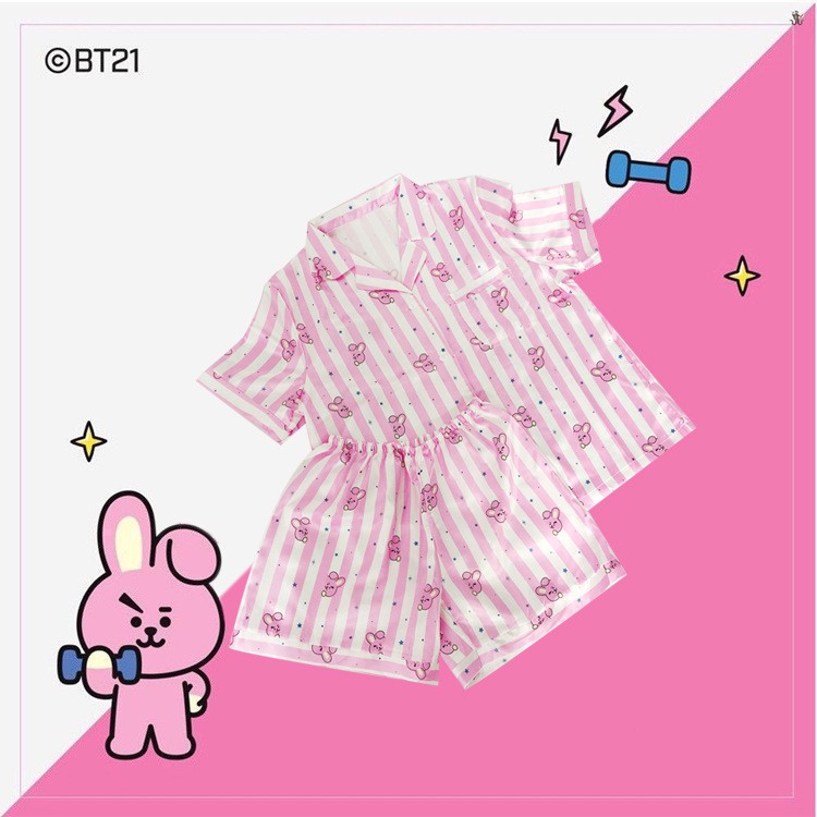 Bộ pijama cộc tay BT21 đủ 7 mẫu