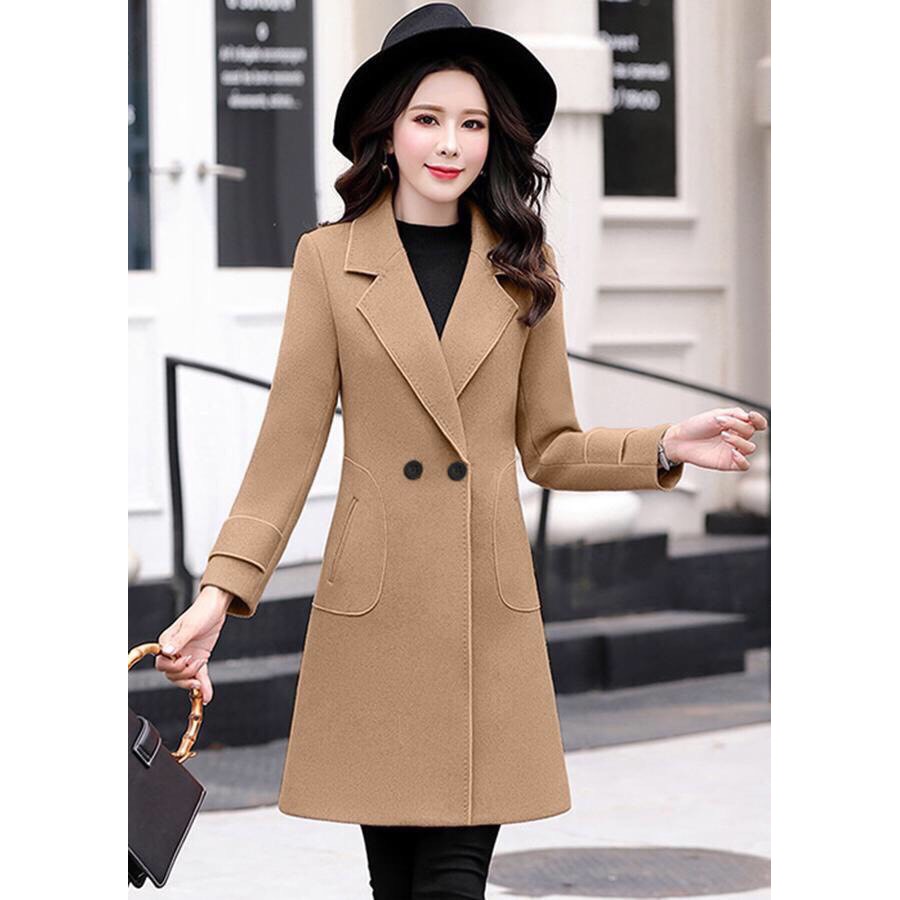 ÁO KHOÁC DẠ CỔ VEST 2 NÚT CAO CẤP KS400427(hàng nhập) | BigBuy360 - bigbuy360.vn