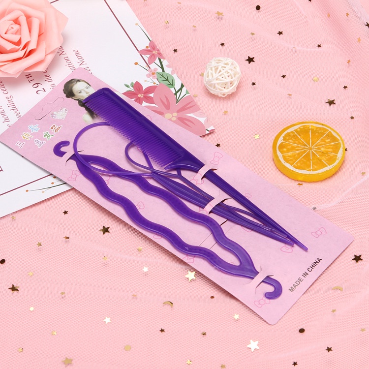 Bộ Phụ Kiện Tóc Dụng Cụ Tạo Kiểu Tóc Nữ Wina Bộ 4 Món Tạo Kiểu Tóc Wina