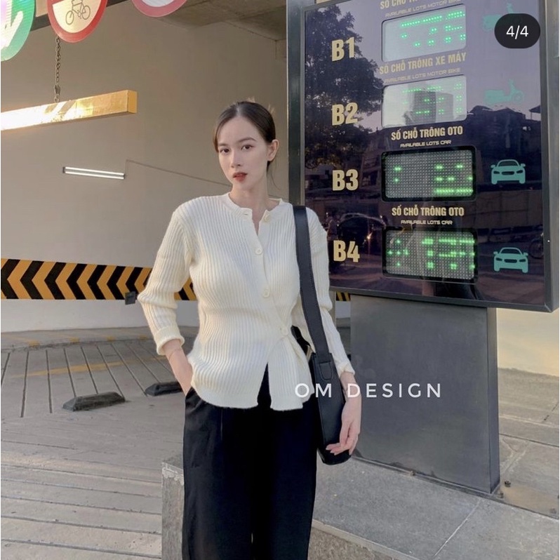 ÁO LEN CÚC VẠT CHÉO