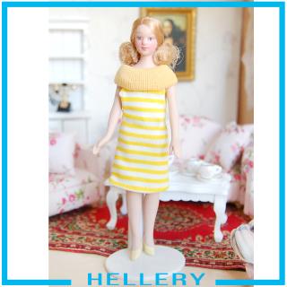 Bộ 12 mô hình búp bê bằng sứ dùng trang trí nhà búp bê