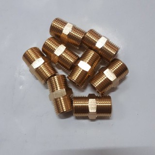 Kép nối 2 đầu ren bằng đồng( ren 21mm)