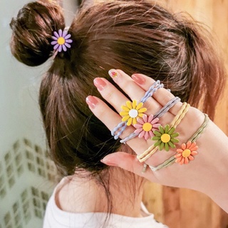 Dây cột tóc hoa cúc dễ thương xinh xắn