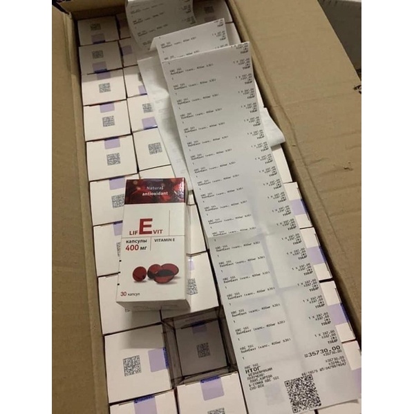 Viên uống Vitamin E 400mg Zentiva 30 viên Nga