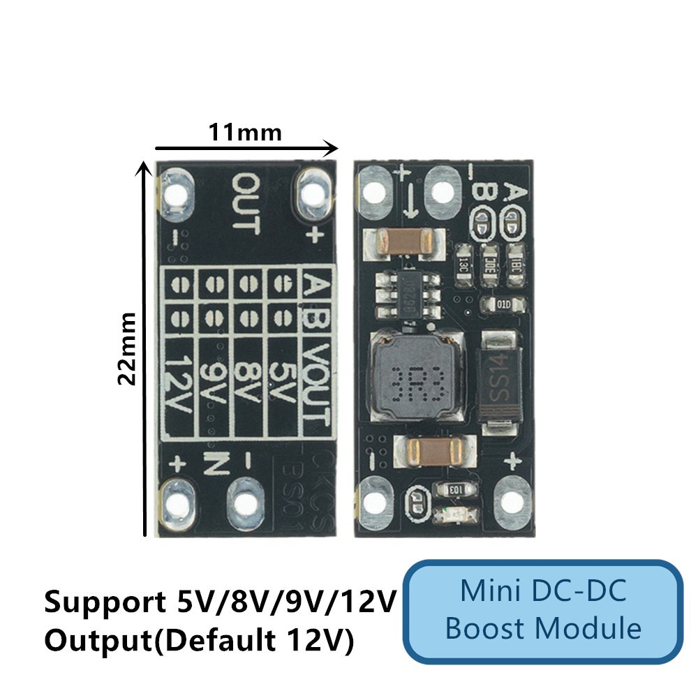 Bảng Mạch Tăng Áp Mini Đa Năng 5V/8V/9V/12V 1.5A