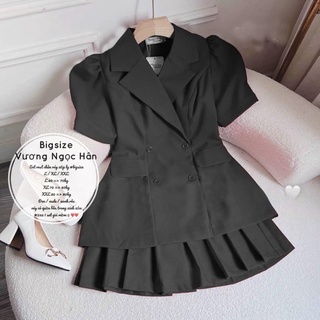 Set bộ vest chân váy bigsize