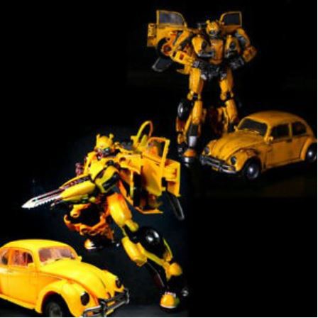 Mô hình Transformer Black Mamba bumblebee H6001-3 BMB đồ chơi lắp ráp người máy robot biến hình xe ô tô Mini bản 2020