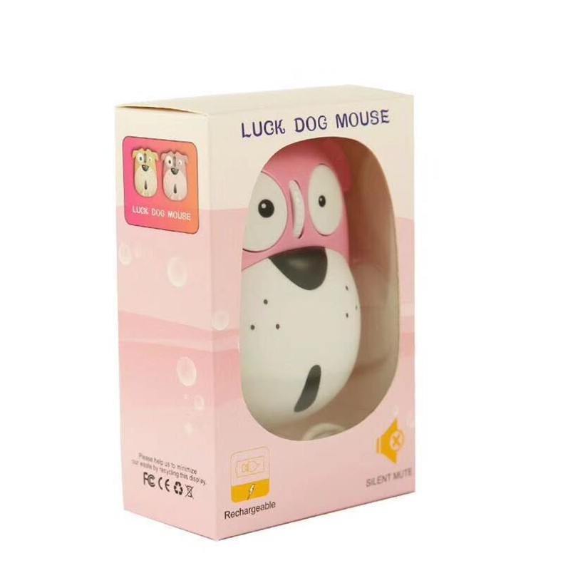 Chuột máy tính  VMW-91 không dây 1200 Dpi 2.4gzh hình chú chó đáng yêu