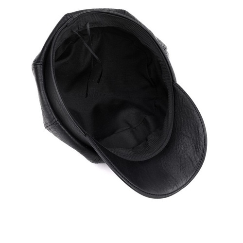 Mũ nồi nữ có vành, nón beret da phong cách hàn Quốc