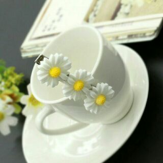 Sét 2 Kẹp hoa cúc 3 bông