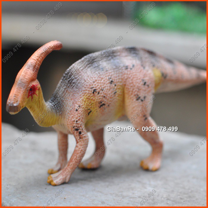 MÔ HÌNH KHỦNG LONG ĂN CỎ - MÀO KIẾM LỚN PARASAUROLOPHUS - SIZE NHỎ - 7713.3