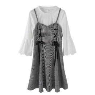 (Thanh lý nghỉ bán) Set váy áo kẻ caro
