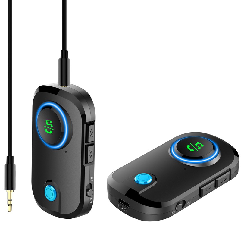 Bộ Chuyển Đổi Âm Thanh Bluetooth 5.0 2 Trong 1 Jack 3.5mm Chất Lượng Cao