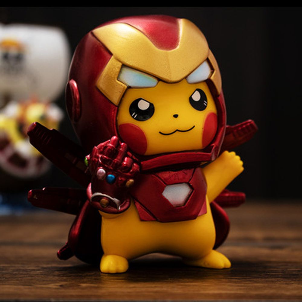 Mô hình Pikachu hóa trang Iron Man phim Avengers làm quà tặng cho bé