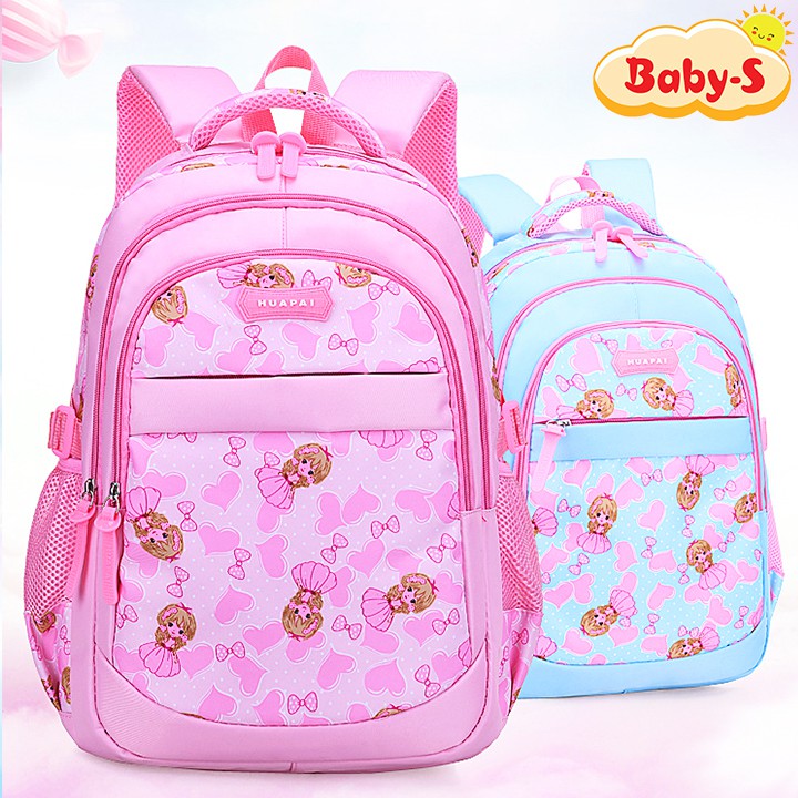 Balo học sinh hình công chúa xinh xắn phù hợp cho bé gái 6-10 tuổi Baby-S – SB009