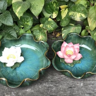 BÁT THẢ HOA PHI 26CM VÀ 28CM MEN HỎI BIẾN