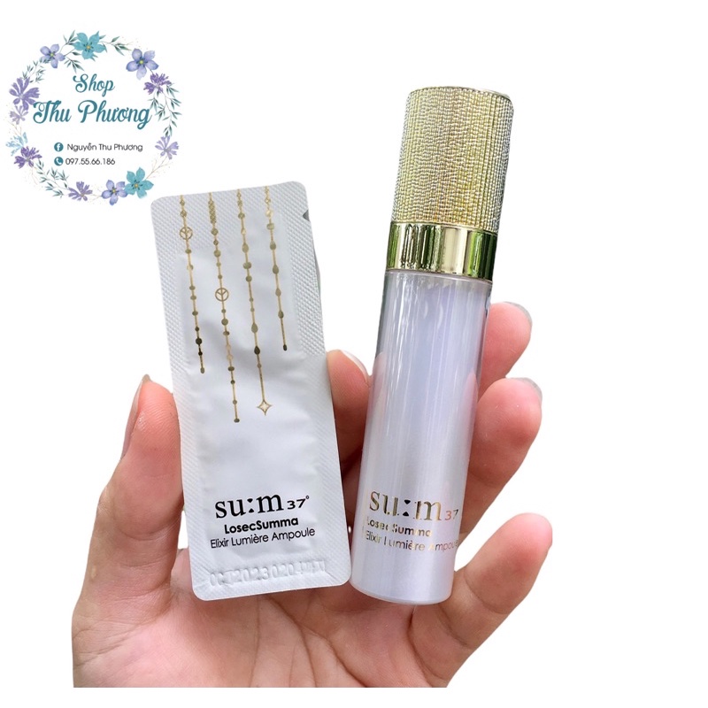 COMBO 10 GÓI TINH CHẤT TRUYỀN TRẮNG SUM LOSEC  ELIXIR LUMIERE AMPOULUE