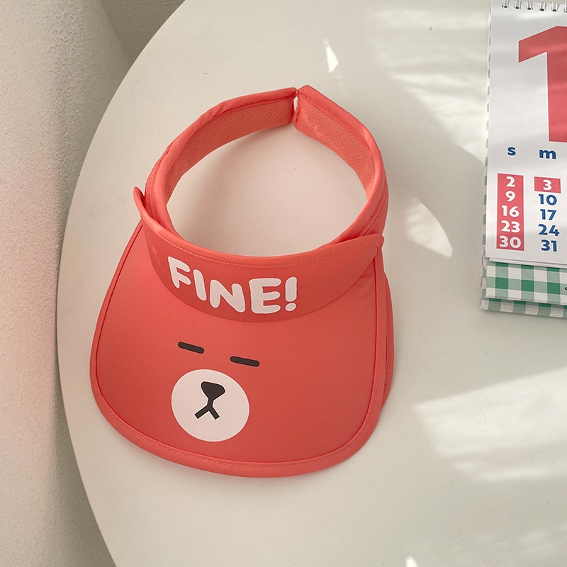 Mũ Lưỡi Trai Nửa Đầu Vành Rộng Che Nắng Tia Uv Thời Trang Mùa Hè Dễ Thương Cho Bé