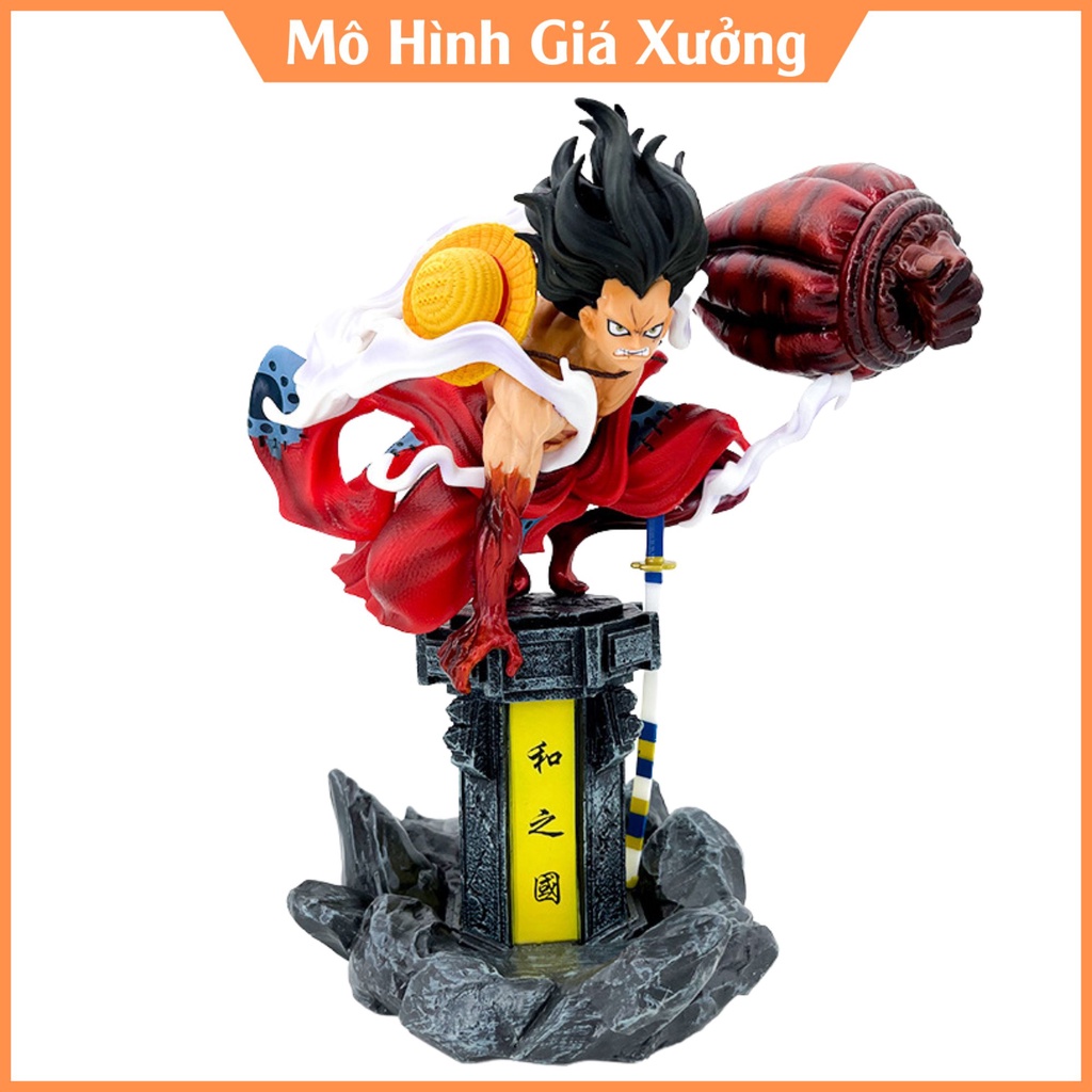 Mô hình One Piece Luffy gear 4 snake man Cao 31cm hàng cao cấp siêu đẹp , figure mô hình anmie one piece luffy