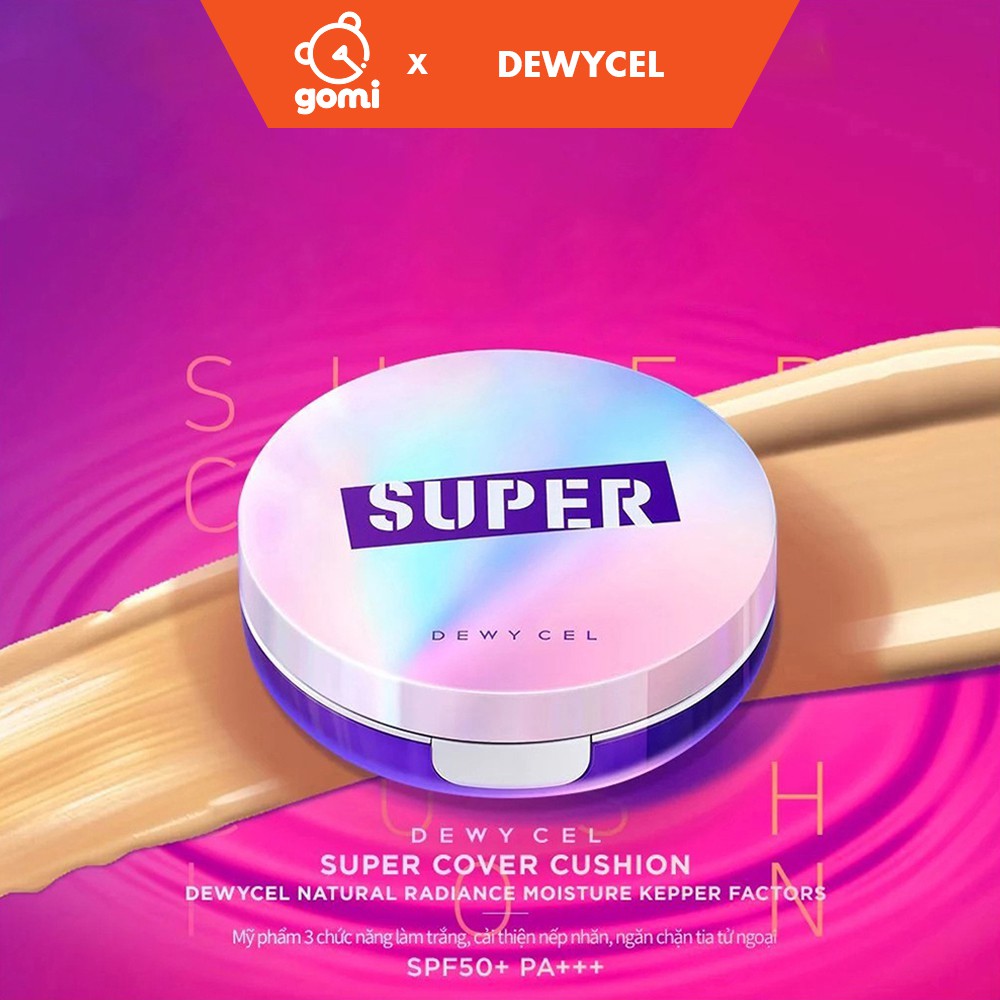 Phấn Nước Siêu Che Phủ DewyCel Super Cover Cushion [LN96]
