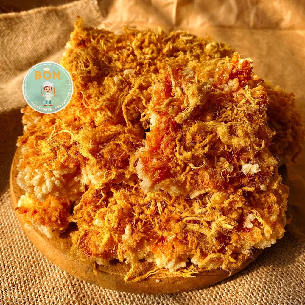 Cơm cháy chà bông, túi zip 250G, Giòn tan thơm ngon đậm vị - BON ĐÂY NÈ