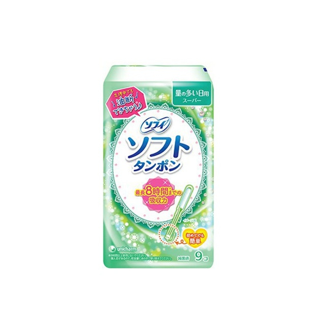 [HB GIFT] Băng vệ sinh siêu thấm Sofy Soft Tampon Super gói 9 miếng (Hàng nhập khẩu)