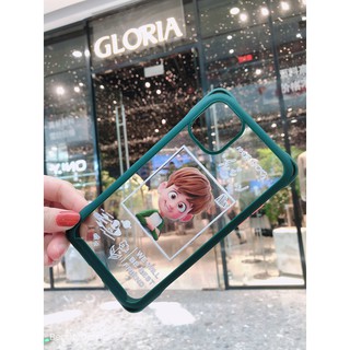 [Siêu rẻ] Ốp Lưng IP Viền Xanh Đậm In Baby 4 góc full dòng 6/6s đến 11promax- H Case