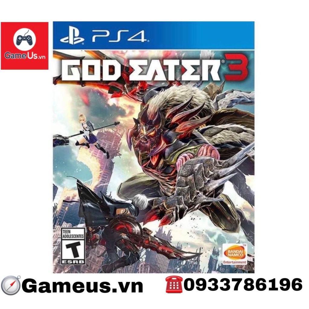 Đĩa game PS4 : God Eater 3 - Hệ US