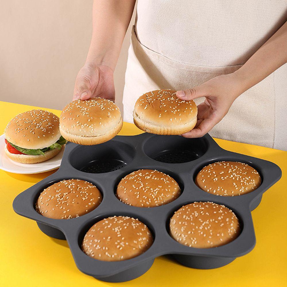 GOGOUP Khay Nướng Bánh 7 Ngăn Bằng Silicone Dễ Tháo Rời