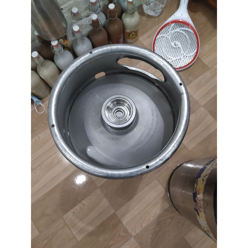 Keg bia 20 lít inox Slim