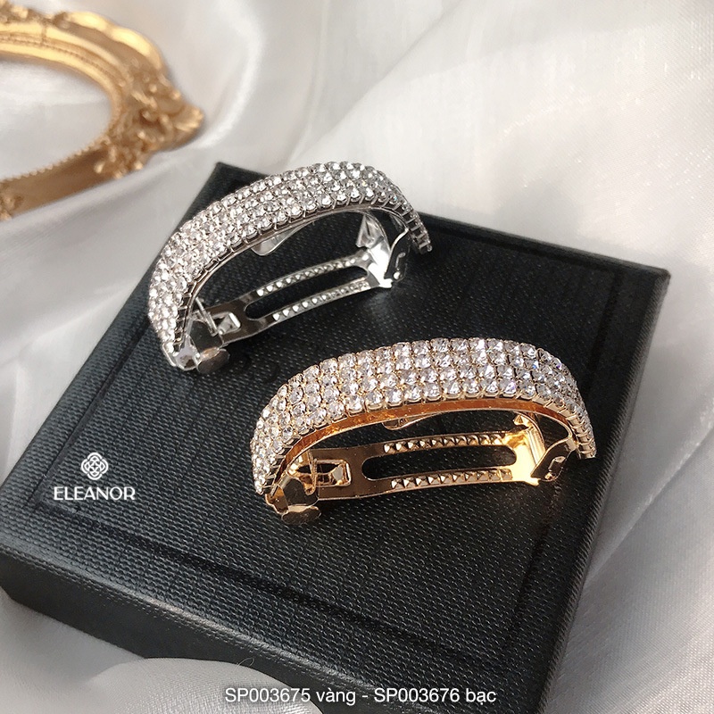 Kẹp tóc nữ Eleanor Accessories đính đá lấp lánh phụ kiện tóc 3675