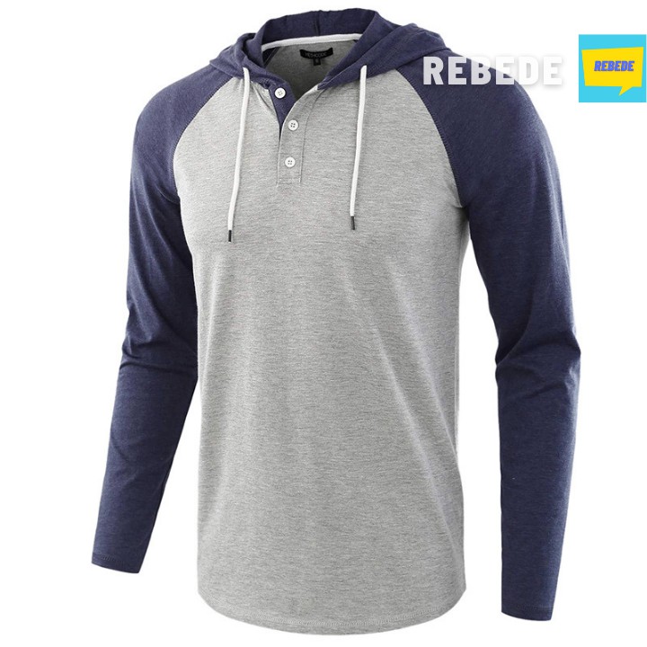 Áo thu đông nam tay dài có mũ thời trang nam Hàn Quốc 2020 | BigBuy360 - bigbuy360.vn