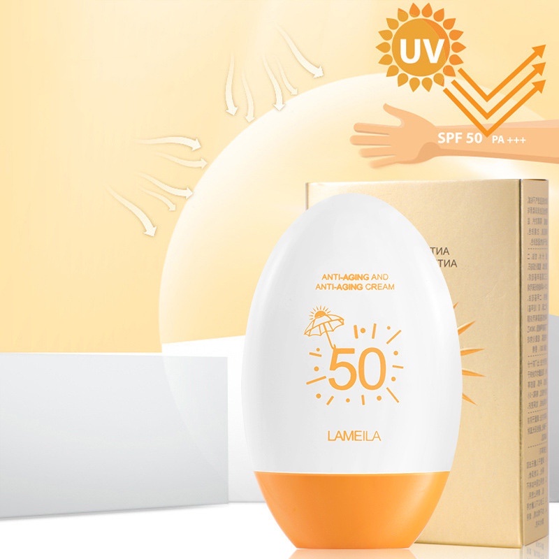 KEM CHỐNG NẮNG LAMEILA SPF50 KHÁNG NƯỚC, TRẮNG DA