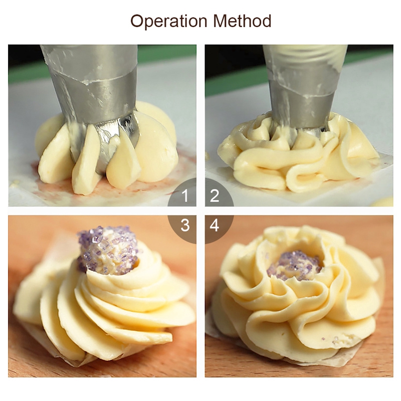 Set 3 Dụng Cụ Hỗ Trợ Bắt Kem Trang Trí Bánh