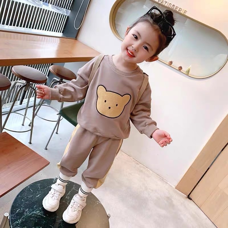 Đồ bộ dài tay cho bé gái, bộ dài tay cho bé 8-18kg Củ khoai tây shop chất cotton mềm mịn mặc mùa thu đông siêu dễ thương