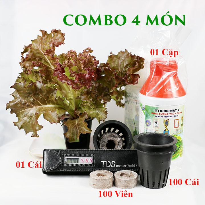 Combo 4 món vật tư thủy canh