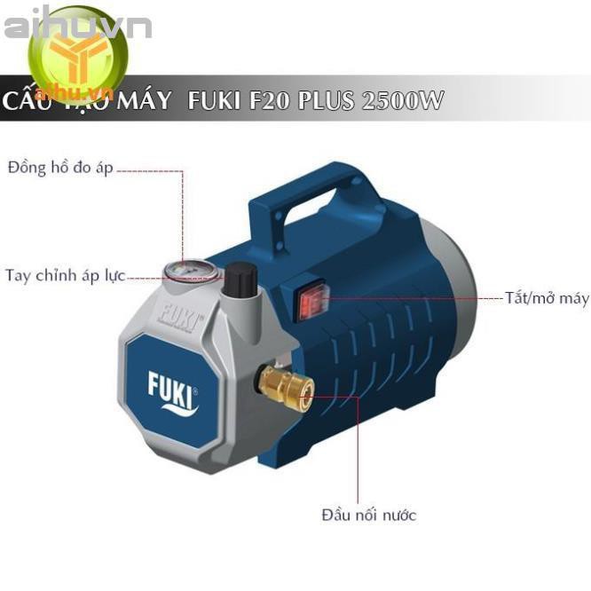 Mua Máy phun xịt rửa xe cao áp Fuki F20 Plus 2500W (điều chỉnh áp) giá ...