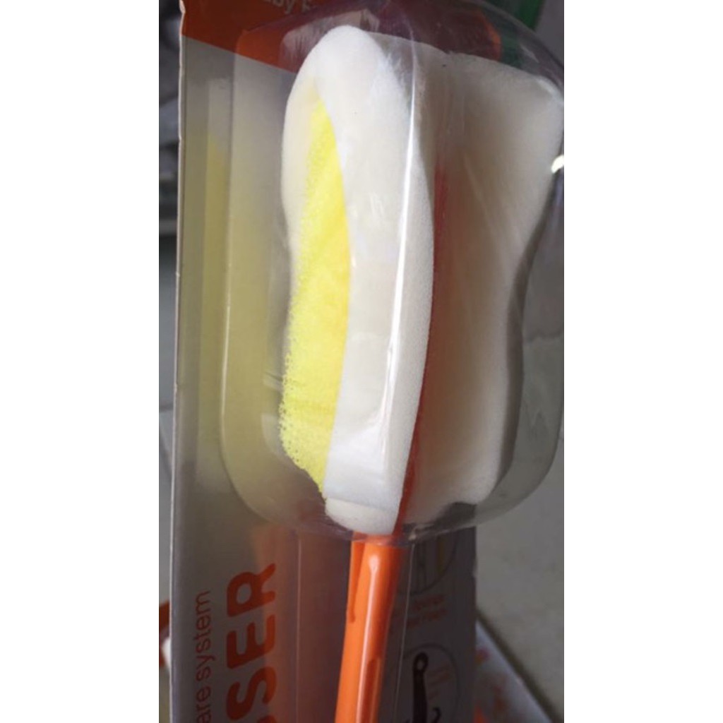 (Made in Vietnam) Dụng cụ vệ sinh cọ rửa bình sữa 360 độ Wesser (Công nghệ Hàn Quốc)