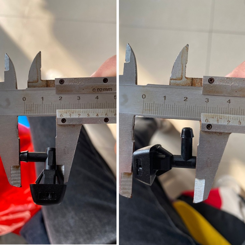 Set 2 Vòi Phun Nước Rửa Kính Chắn Gió Xe Hơi Di Động 30655605 Ốp Điện Thoại Thời Trang Cho S60 V70 XC70