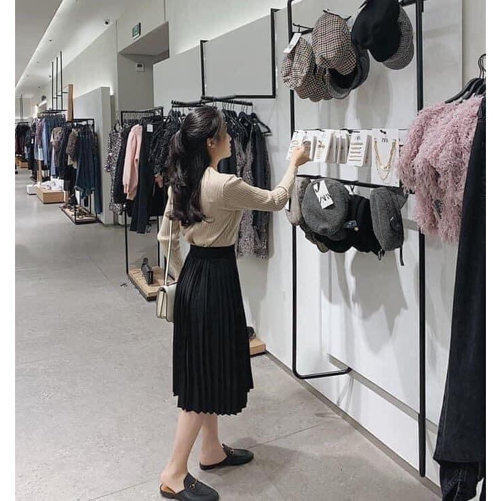 Chân váy dập li ánh nhũ mã 808( kèm ảnh thật) (chuẩn hàng) | BigBuy360 - bigbuy360.vn