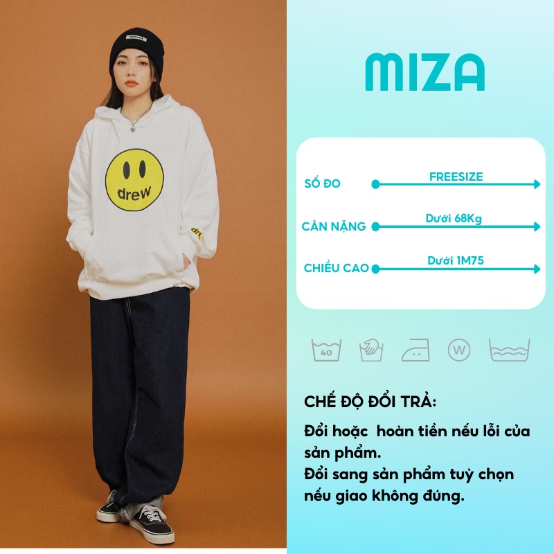 Áo hoodie nam nữ unisex có mũ ulzzang hàn quốc cặp đôi local brand nỉ ngoại cao cấp da cá form rộng cute zip DREW