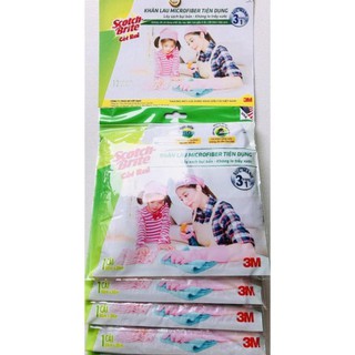 Khăn lau xe cao cấp vải mịn, siêu đẹp 3M Microfiber Cloth - Màu tự nhiên 40 6