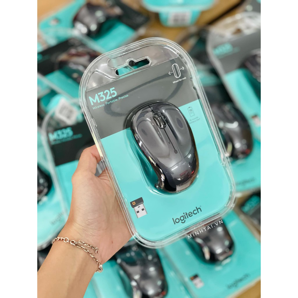 Chuột không dây Logitech M325/Chính hãng