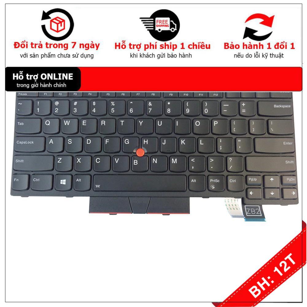 [BH12TH] . Bàn Phím Laptop Lenovo ThinkPad T470 T480 Loại Có Chuột Chuẩn US Hàng Mới 100%