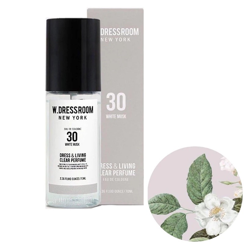 Nước hoa W.DRESSROOM Dress&Living Clear Perfume No.30 White Musk, No.48 Peach Love OsmanThus 70ml