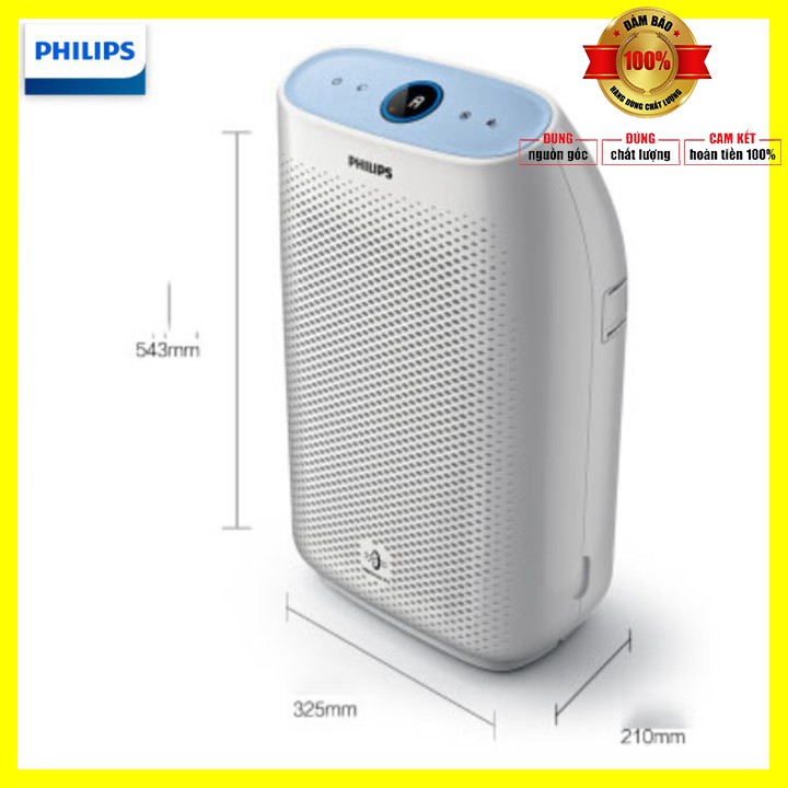 [ BẢO HÀNH 12 THÁNG]  Máy lọc không khí, khử mùi trong nhà nhãn hiệu Philips AC1216/00 công suất 50W, cảm biến 4 màu