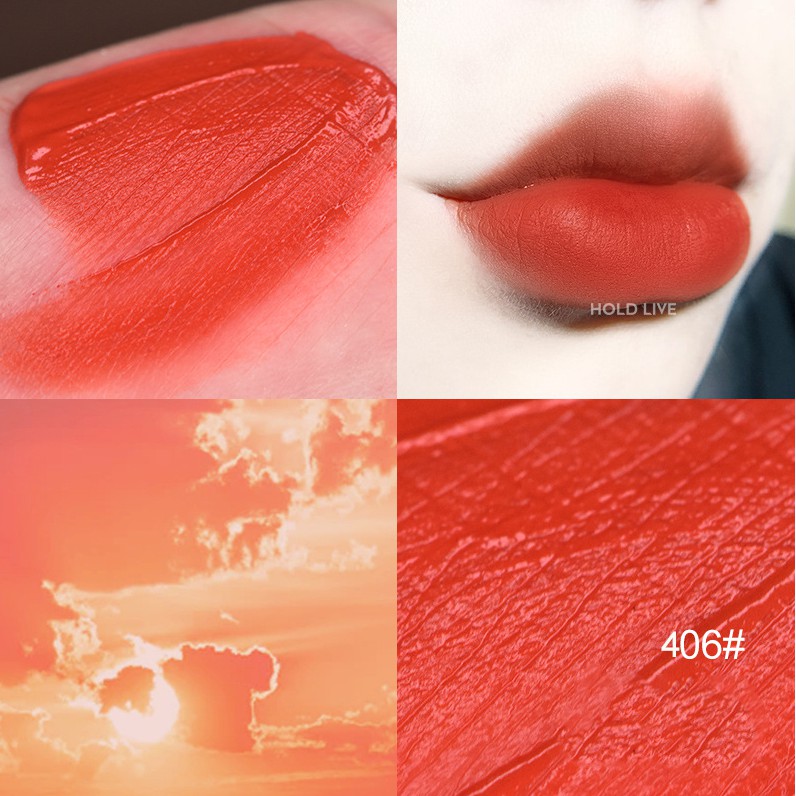 Son môi kem lì Hold Live Pro Air Mist Lip Glaze nắp vàng