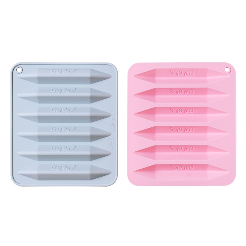 Khuôn Bút Chì Màu Bằng Silicon Cấp Thực Phẩm An Toàn Cho Bé DIY