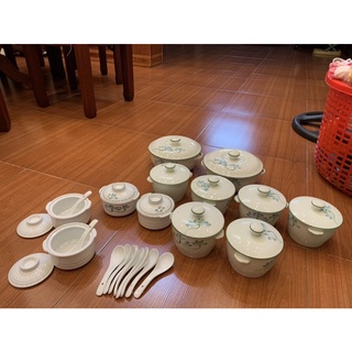 Thố sứ chưng yến chuẩn Bát Tràng