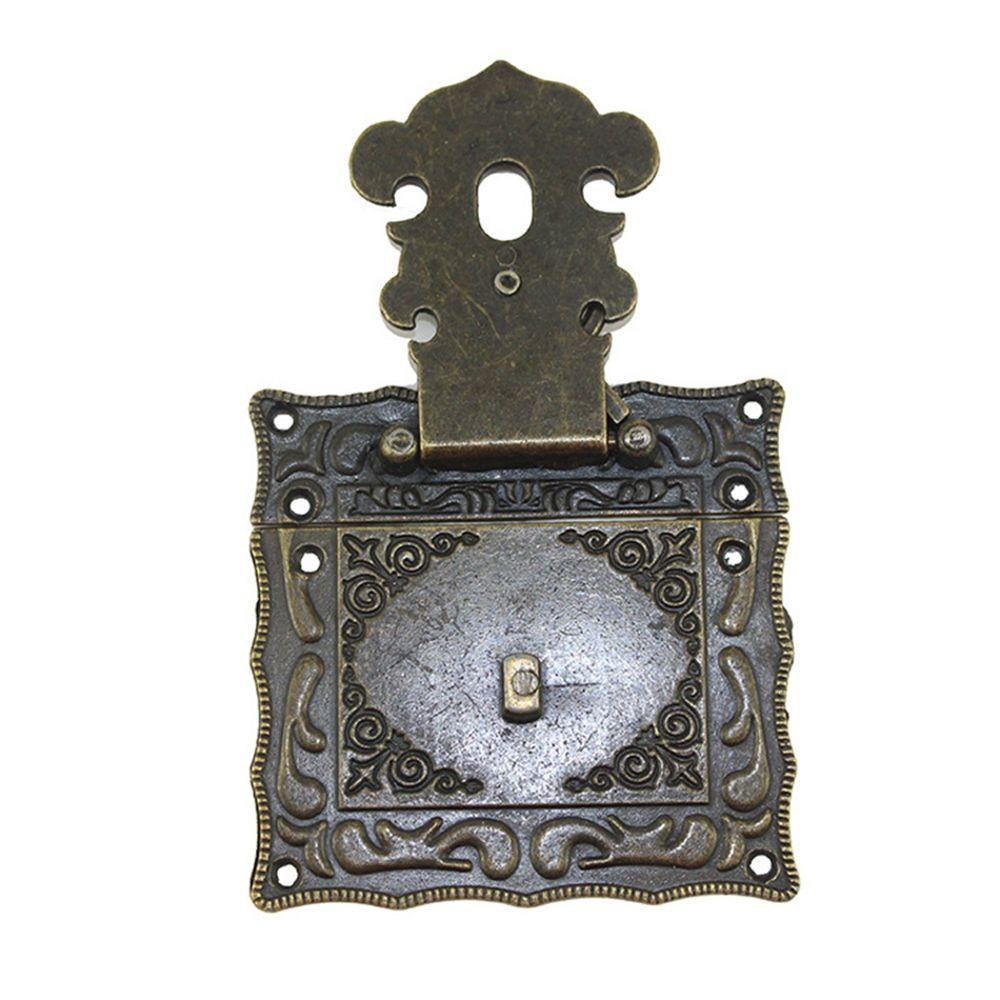 1 Khóa Cài Hộp Trang Trí Bằng Đồng Thau Phong Cách Vintage